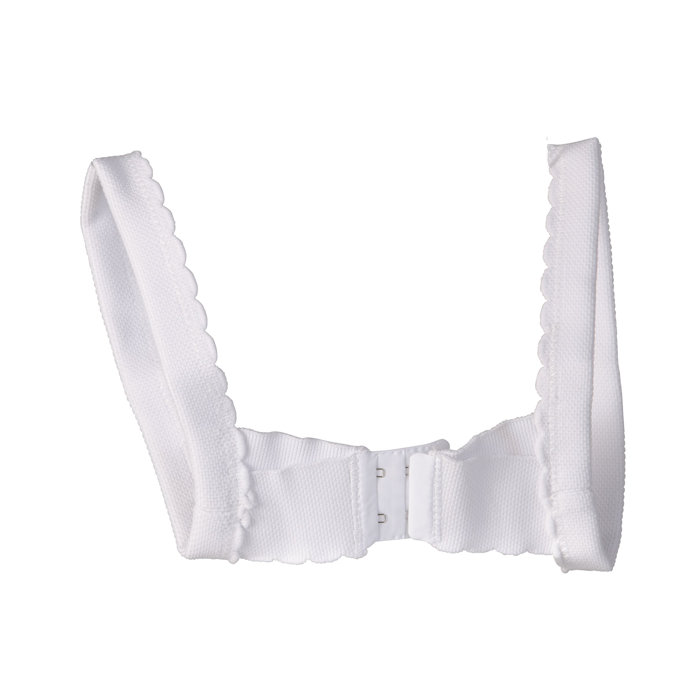 DMI Adjustable Upper Back Shoulder Support Brace Posture Perfect Band, For Men and Women, One Size Fits Most, White - Image 4