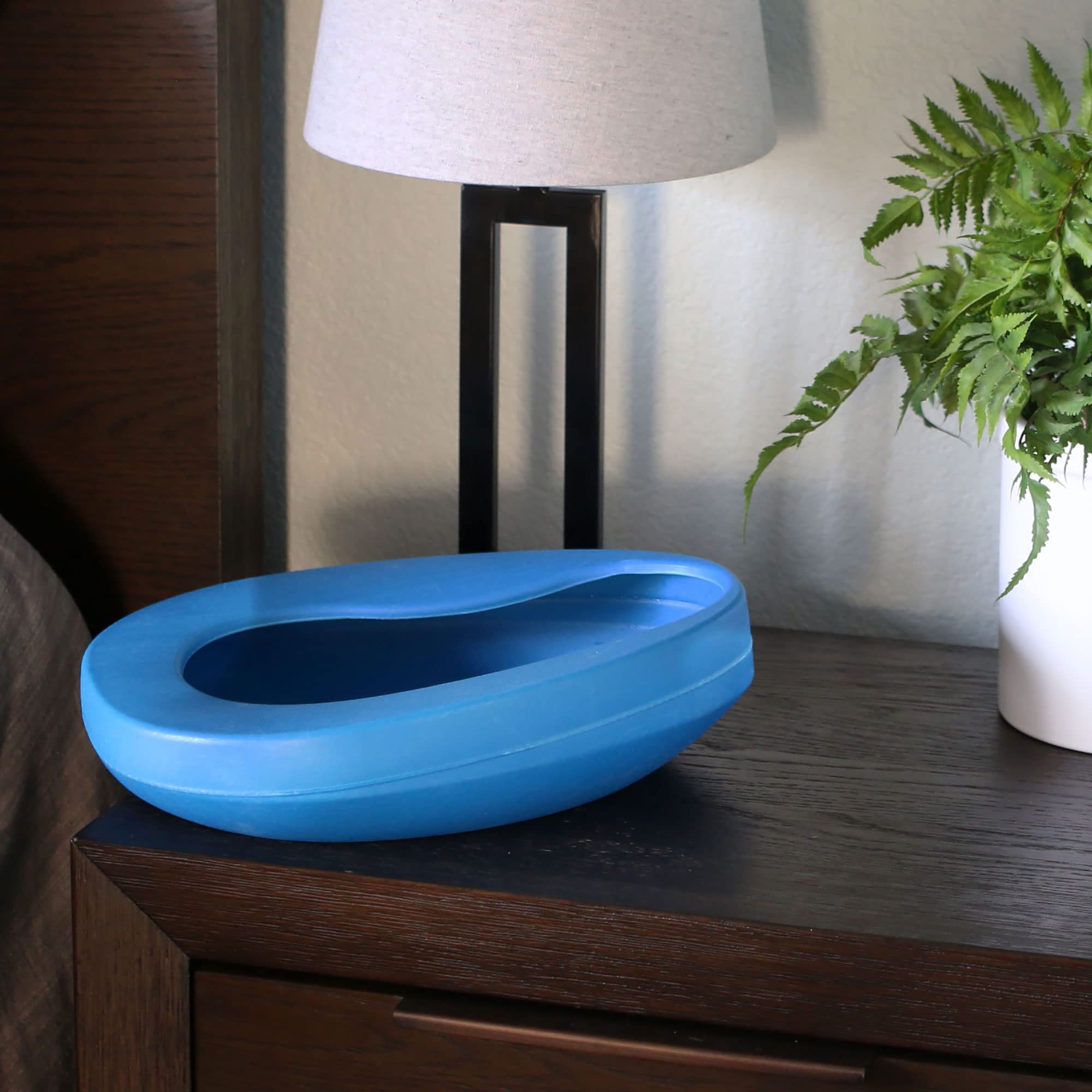 DMI Bedpan for Bariatric Adults with No Spill or Splash Design, FSA/HSA Eligible, Blue - Image 5