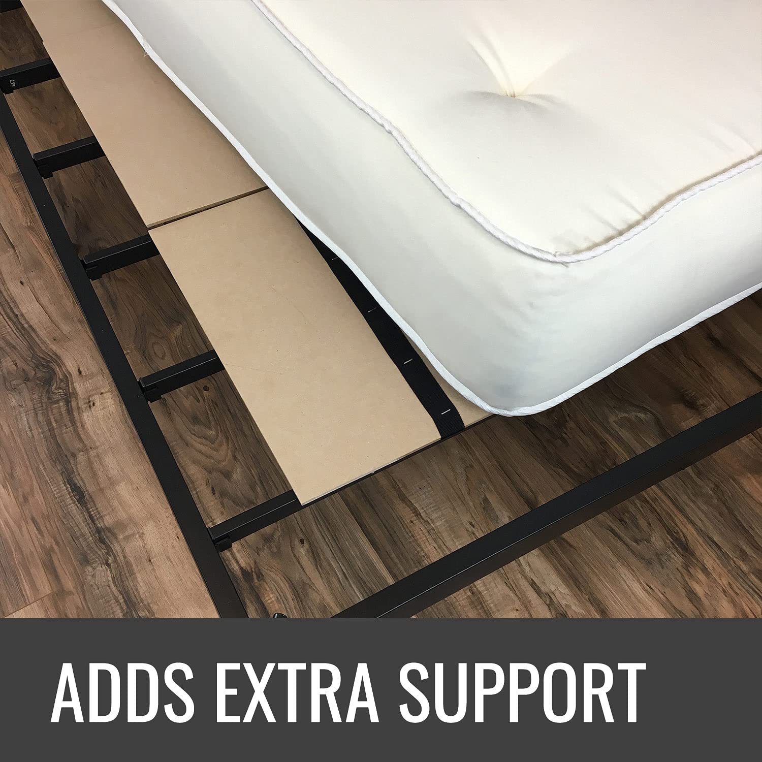 DMI Foldable Box Spring, Bunkie Board, Bed Support Slats for Support to Streamline and Minimize the Bed, No Assembly Needed, Twin Size, 60 x 30,Brown - Image 5