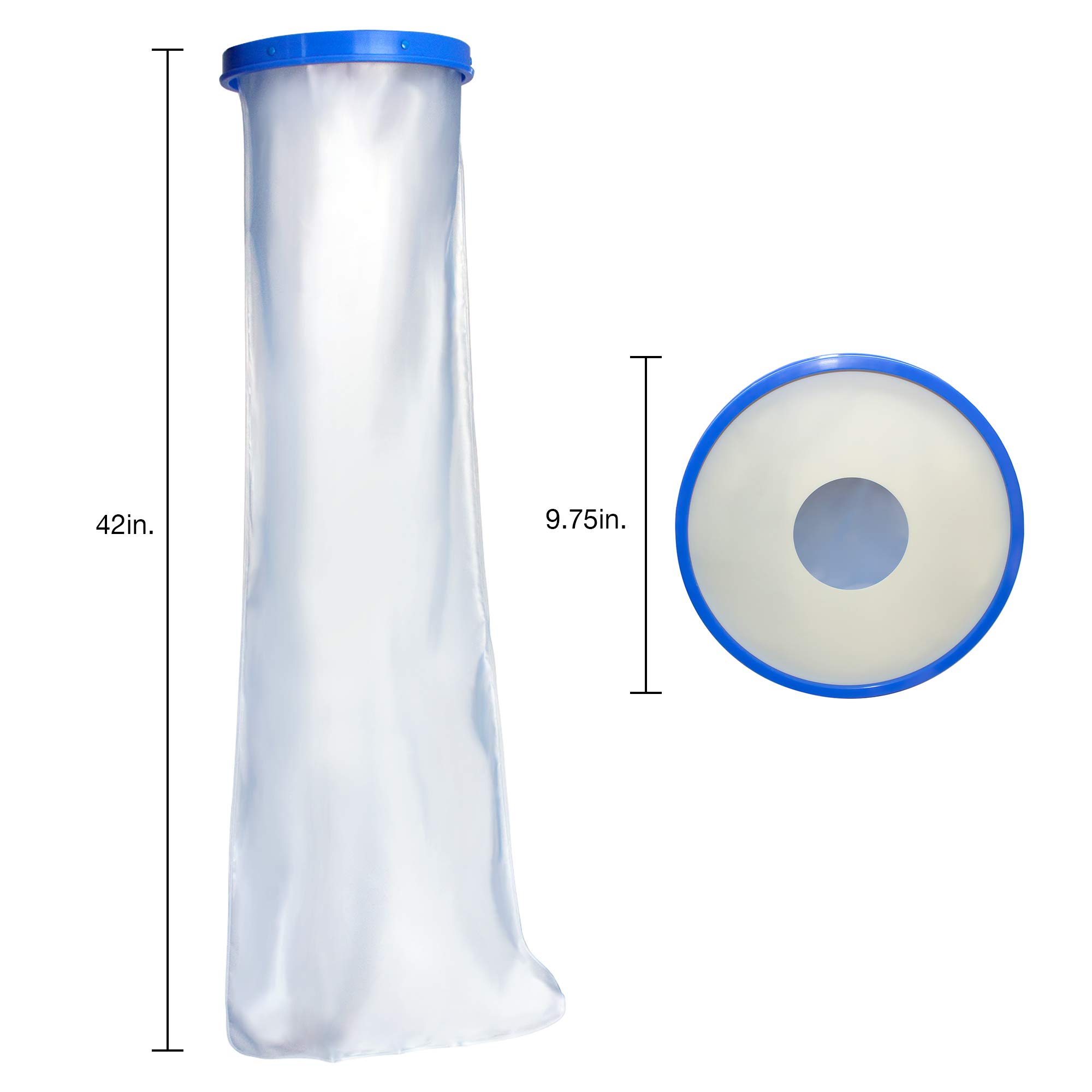 DMI Waterproof Cast Cover, Wound Barrier & Bandage Protector, Reusable with a Watertight Seal for Showers, Baths and Pools, Fits Adult Large Leg up to 42 Inches in Length, Long Leg - Image 5